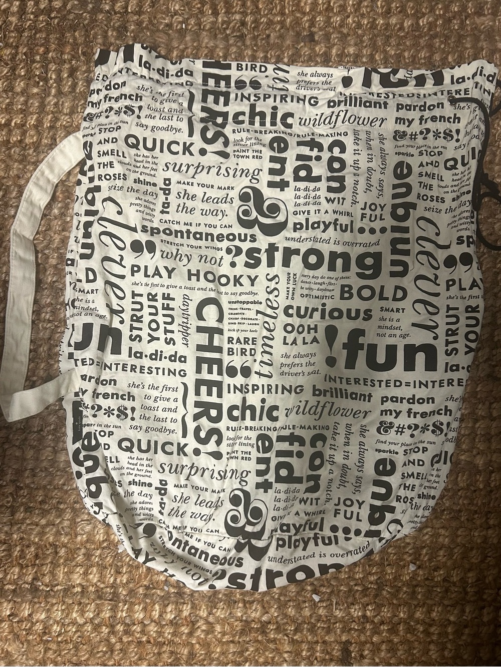 Kate Spade Good For College Laundry Bag
